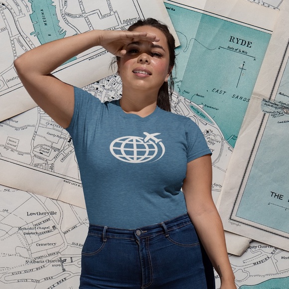 Heather Crew Neck Tee - Picture 1 of 4